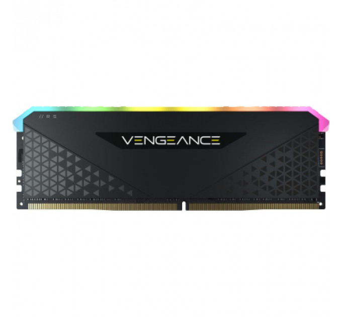 Модуль пам'яті для комп'ютера DDR4 16GB 3600 MHz Vengeance RGB RS Black Corsair (CMG16GX4M1D3600C18)