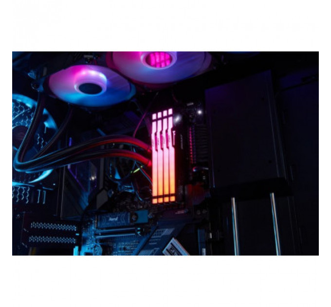 Модуль пам'яті для комп'ютера DDR5 32GB (2x16GB) 5200 MHz Beast RGB XMP Kingston Fury (ex.HyperX) (KF552C40BBAK2-32)