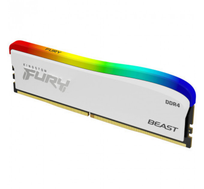 Модуль пам'яті для комп'ютера DDR4 16GB 3600 MHz Beast White RGB SE Kingston Fury (ex.HyperX) (KF436C18BWA/16)