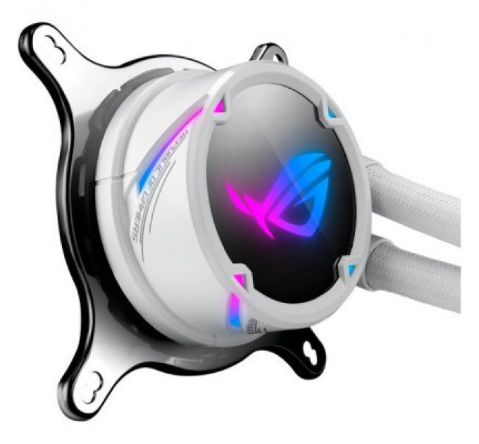 Система рідинного охолодження ASUS ROG STRIX LC 240 RGB WHITE EDITION AMD AM4, TR4, LGA 115x,1366,2011,2011-3,2066 RGB WHITE EDITIO (90RC0062-M0UAY0)