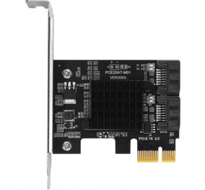 Контролер Dynamode PCI-E to 2 х SATA III (6 Gb/s), 2 ch (PCI-E-2xSATAIII-Marvell)
