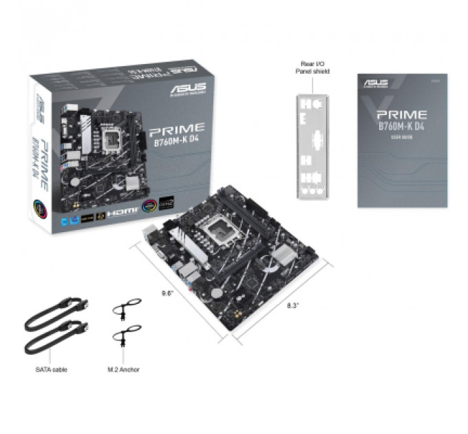 Материнська плата ASUS PRIME B760M-K D4