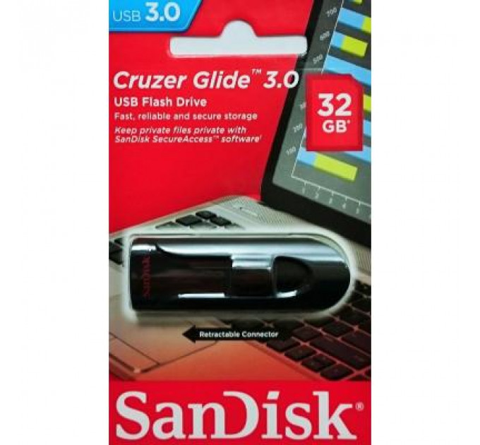 USB флеш накопичувач SanDisk 32GB Glide USB 3.0 (SDCZ600-032G-G35)