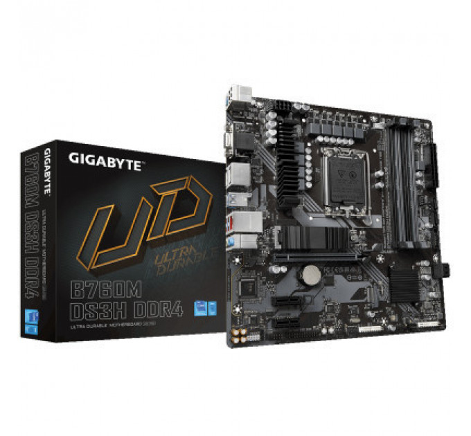 Материнська плата GIGABYTE B760M DS3H DDR4