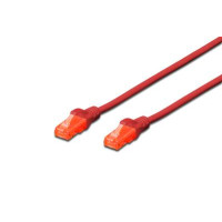 Патч-корд 3м, CAT 6 UTP, AWG 26/7, Cu, LSZH, red Digitus (DK-1617-030/R)