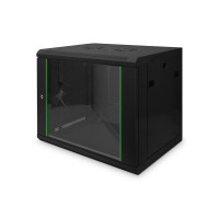 Шафа настінна Digitus Wall Mounting Dynamic Basic 19" 9U 600x450, RAL 9005 (DN-1909-U-EC-SW)