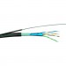 GEAR Кабель мережевий GEAR FTP 305м, cat.5e, CCA, 4*2*0,51, PVC+PE, outdoor, steel wire (GEC-FTPCCAOUTSC051305)
