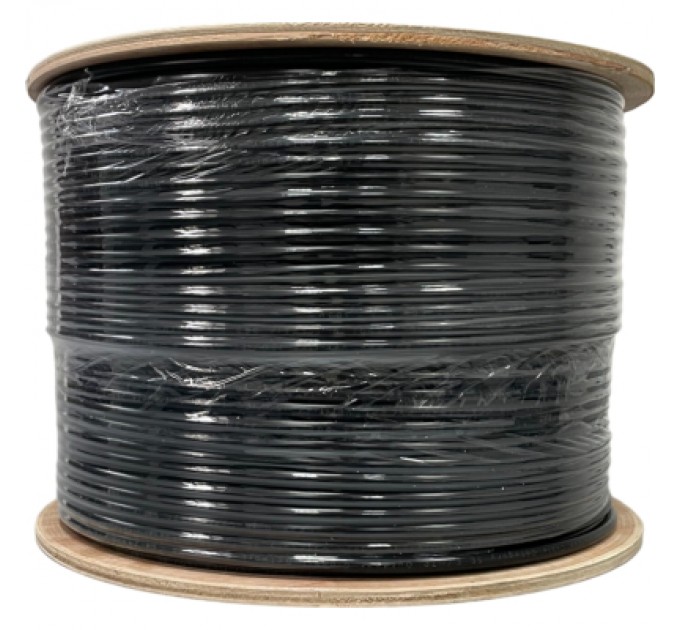 GEAR Кабель мережевий GEAR UTP 305м, cat.5e, CCA, 4*2*0,51, PVC+PE, outdoor, steel wire (GEC-UTPCCAOUTSC051305)