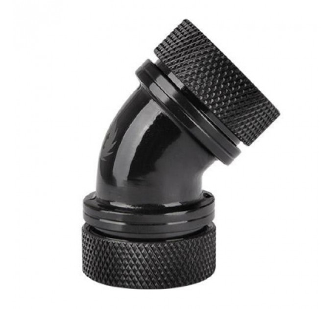 Фітинг для СРО ThermalTake Pacific G1/4 PETG Tube 45-Degree Dual Compression 16mm OD Black (CL-W098-CA00BL-A)