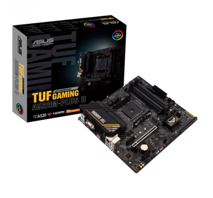 Материнська плата ASUS TUF GAMING A520M-PLUS II