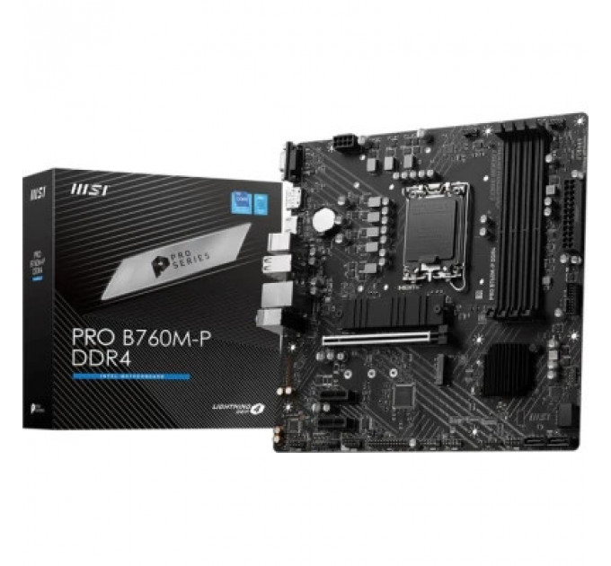 Материнська плата MSI PRO B760M-P DDR4