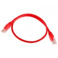 Ritar Патч-корд 0.25м, RJ-45, Cat.5e, CU, мідь, червоний Ritar (PCR-CU/0.25Rd / 04263)
