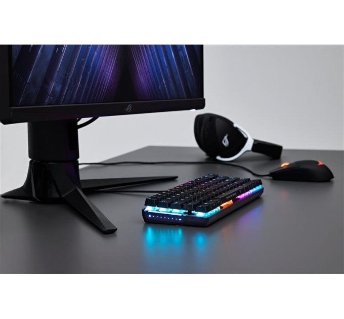 Клавiатура Asus ROG Falchion Ace LED 68key NX RD Black (90MP0346-BKUA01)