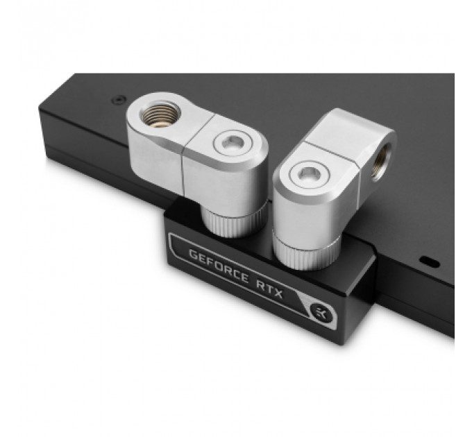 Фітинг для СРО Ekwb EK-Quantum Torque Double Rotary Offset 28 - Satin Titanium (3831109893487)