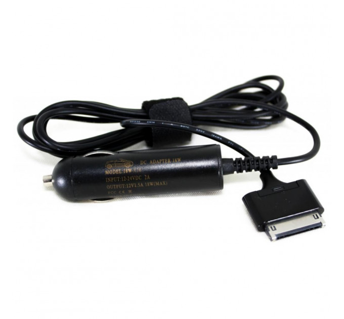 Блок живлення до планшета PowerPlant LENOVO 18W 12V 1.5A (SPECIAL) - автомобільний (IBA18ASPE)