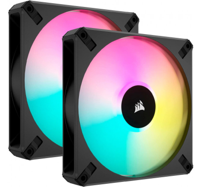 Кулер до корпусу Corsair AF140 RGB Elite Dual Pack (CO-9050156-WW)