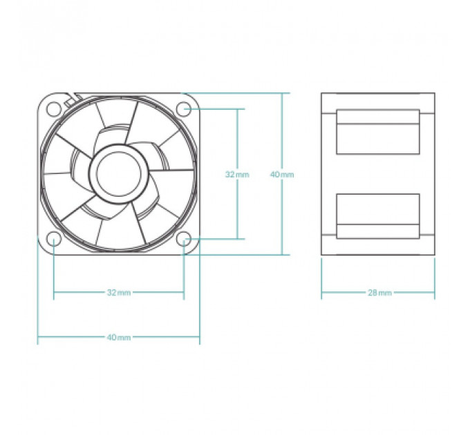 Кулер до корпусу Arctic S4028-15K (ACFAN00264A)