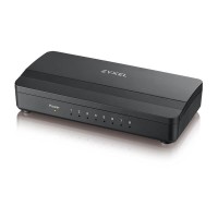 Коммутатор ZYXEL GS-108S v2 (GS-108SV2-EU0101F) (8xGE, пластиковый корпус)