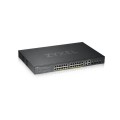 ZyXel Коммутатор ZYXEL GS1920-24HPv2 (GS192024HPV2-EU0101F) (24xGE PoE, 4xGE/SFP, Smart, NebulaFlex, Max PoE 375W)