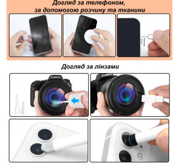 Універсальний чистячий набір XoKo Multifinctional Cleaning set 20 in 1 (XK-CS1000)