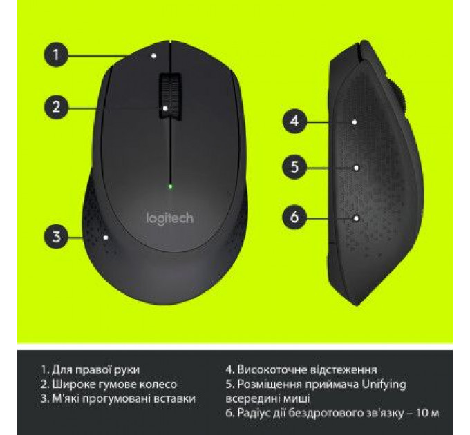 Мишка Logitech M280 Black (910-004287)
