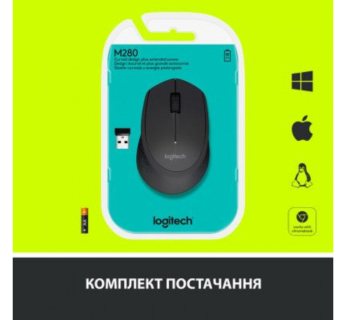 Мишка Logitech M280 Black (910-004287)