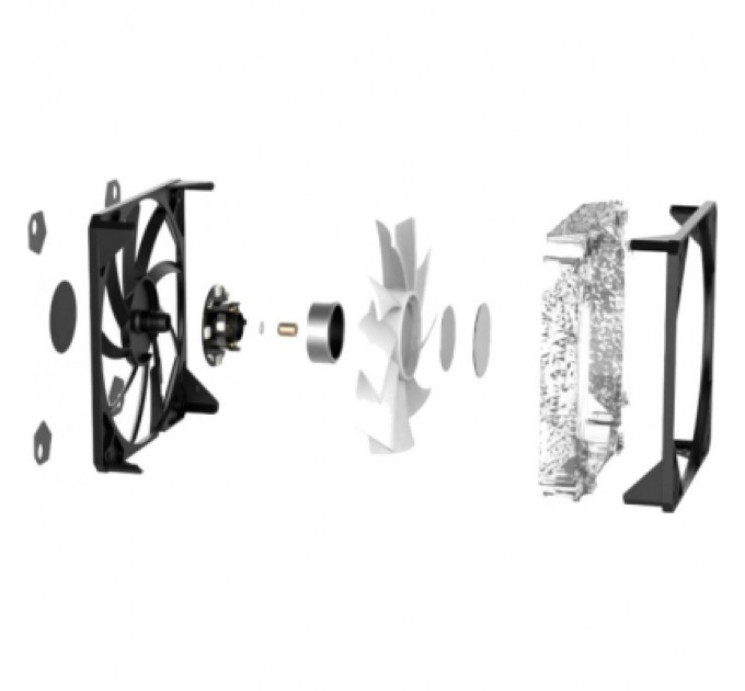 Кулер до корпусу Zezzio ZF-B120 ARGB