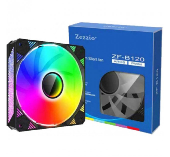 Кулер до корпусу Zezzio ZF-B120 ARGB