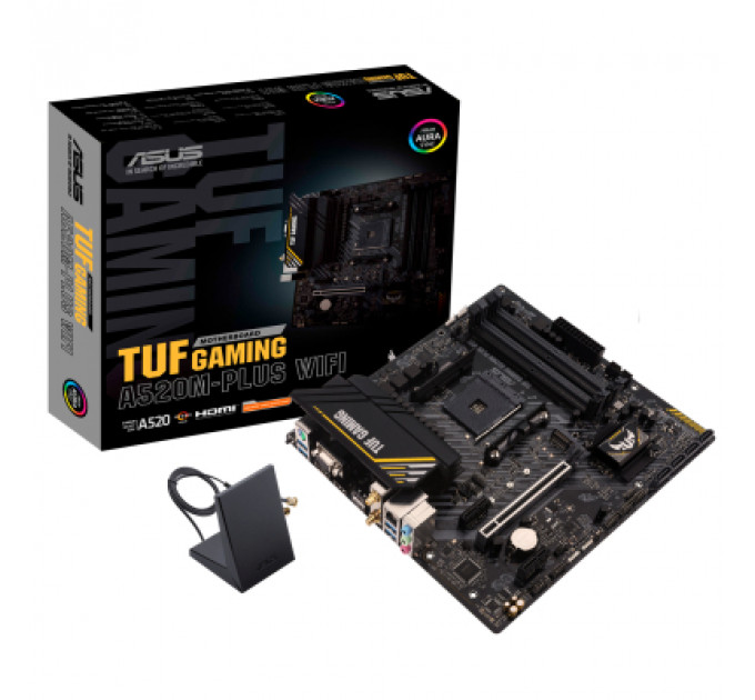Материнська плата ASUS TUF GAMING A520M-PLUS WIFI