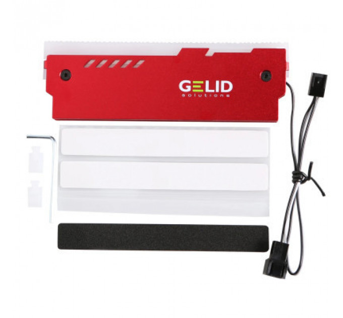 Охолодження для пам'яті Gelid Solutions Lumen RGB RAM Memory Cooling Red (GZ-RGB-02)