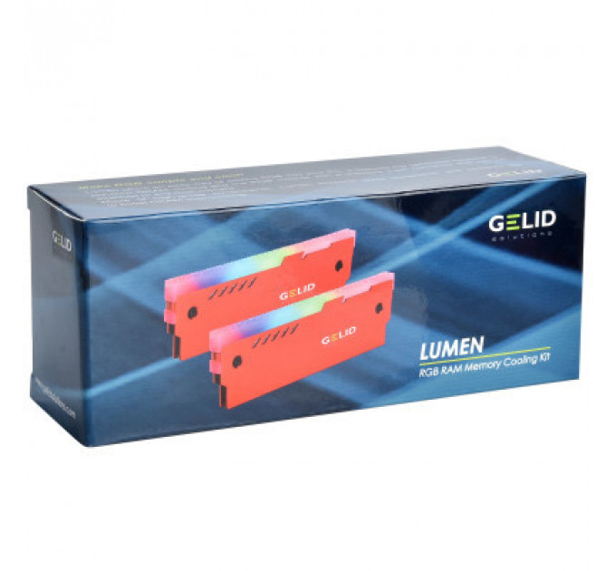 Охолодження для пам'яті Gelid Solutions Lumen RGB RAM Memory Cooling Red (GZ-RGB-02)