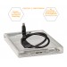 Frime Внешний карман Frime SATA HDD/SSD 2.5", USB 3.0, Plastic, Clear (FHE80.25U30)