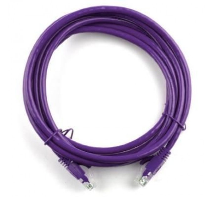 Ritar Патч-корд 1.5м, RJ-45, Cat.5e, CU, мідь, фіолетовий Ritar (PCR-CU/1.5Pe / 04274)