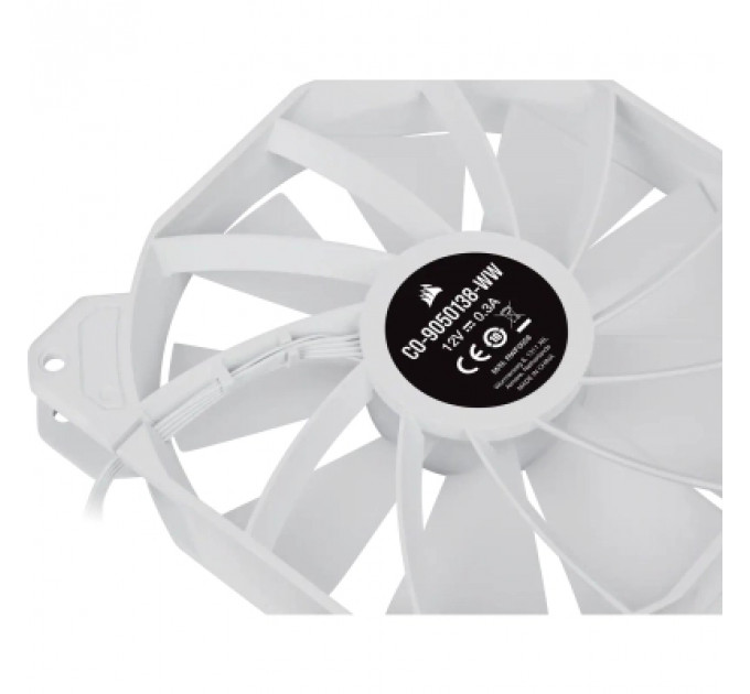 Кулер до корпусу Corsair SP140 RGB ELITE White (CO-9050139-WW)