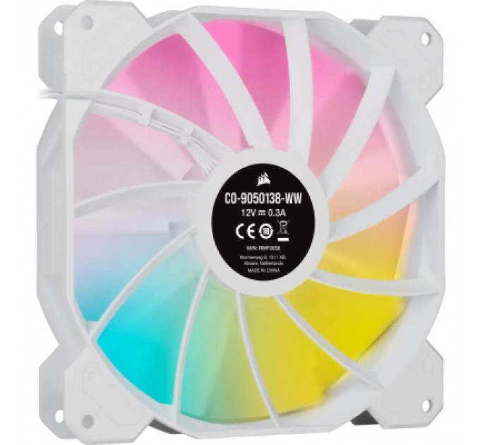 Кулер до корпусу Corsair SP140 RGB ELITE White (CO-9050139-WW)