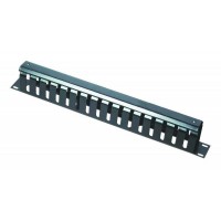 Организатор кабеля Cablexpert 1U 19" (19C-CM2) с металлической крышкой