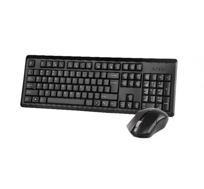 Комплект (клавиатура, мышь) беспроводной A4Tech 4200N (GR-92+G3-200N) Black