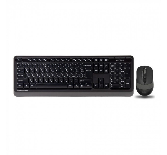 Комплект (клавиатура, мышь) беспроводной A4Tech FG1010 Black/Grey