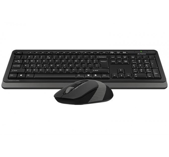 Комплект (клавиатура, мышь) беспроводной A4Tech FG1012S Black/Grey