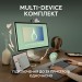 Комплект (клавиатура, мышь) беспроводной Logitech Pebble 2 Combo Graphite (920-012239)