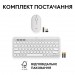 Комплект (клавиатура, мышь) беспроводной Logitech Pebble 2 Combo White (920-012240)