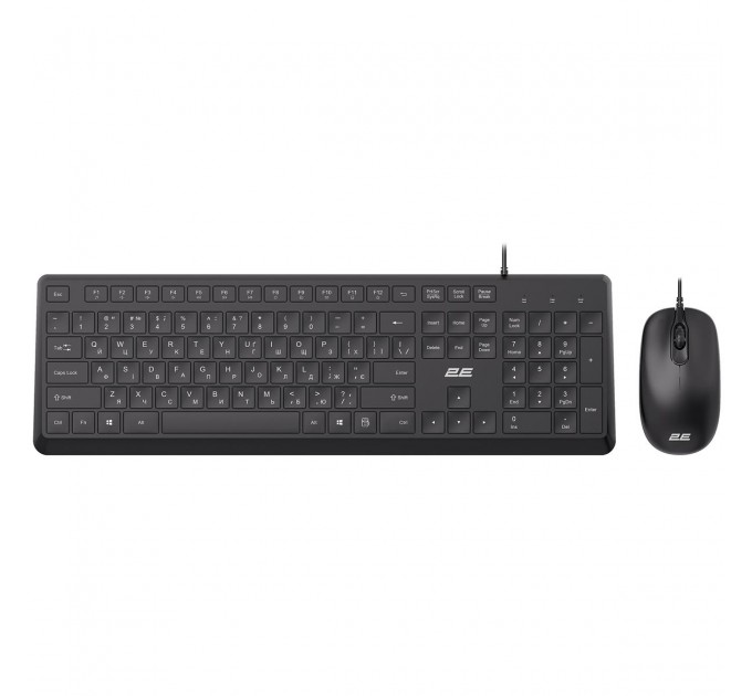 Комплект (клавиатура, мышь) 2E MK405 Black (2E-MK405UBK_UA)
