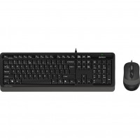 Комплект (клавиатура, мышь) A4Tech F1010 Black/Grey