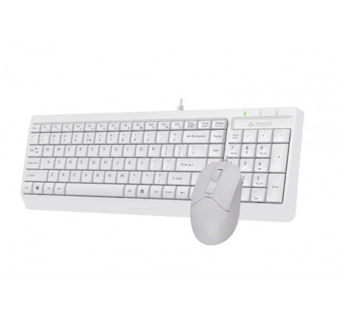 Комплект (клавиатура, мышь) A4Tech F1512 White