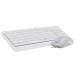 Комплект (клавиатура, мышь) A4Tech F1512 White