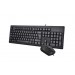 Комплект (клавиатура, мышь) A4Tech KR-8372S Black