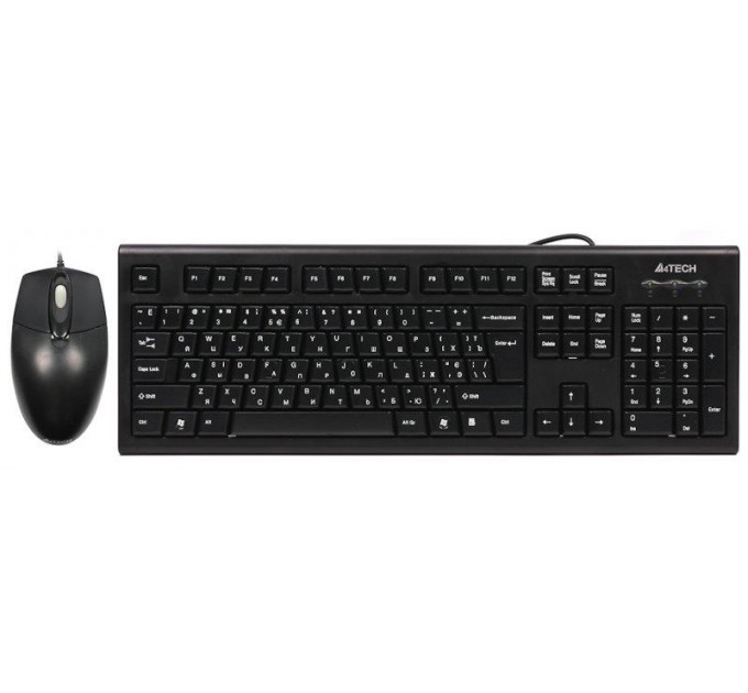 Комплект (клавиатура, мышь) A4Tech KRS-8572 Black