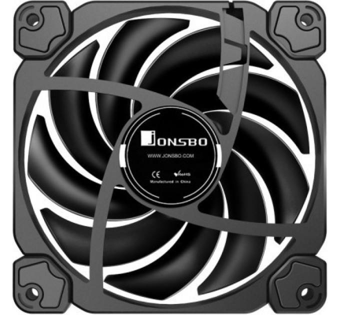 Кулер до корпусу JONSBO HF120 Black