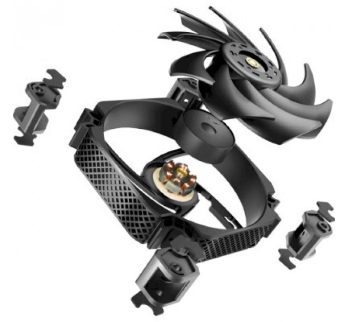 Кулер до корпусу JONSBO HF120 Black
