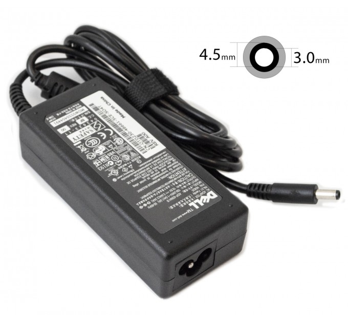 Dell_ Блок живлення для ноутбука Dell 19.5V 3.34A 65W 4.5x3.0мм (AD104002) bulk